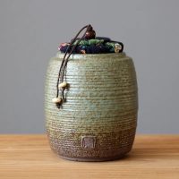 Boite à thé Ancienne en Poterie 410ml - vue 2