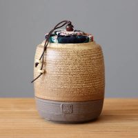 Boite à thé Ancienne en Poterie 410ml - vue 4