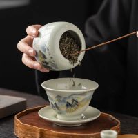 Boite à thé Chinoise en Céramique - vue 2
