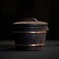 Boite à thé Japonaise Ancienne en Céramique 500ml - vue 3