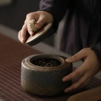 Boite à thé Japonaise Vintage en Céramique 500ml - vue 2
