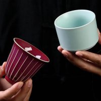 Coffret Asiatique de 5 Tasses à Thé - vue 2