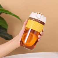 Gourde en Verre Coloré et Siliconne 350ml - 500ml - vue 5