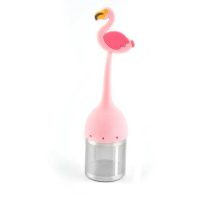 Infuseur à Thé en Silicone Flamant Rose