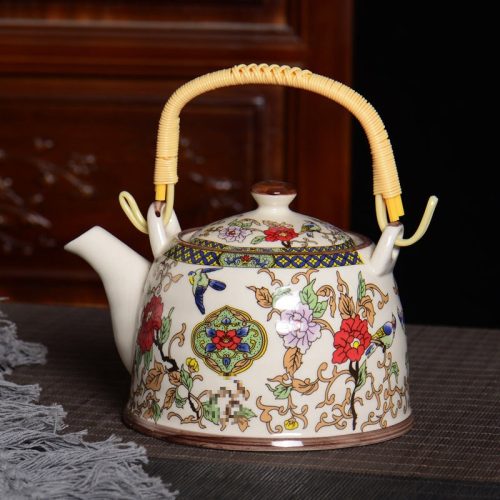 Théière Chinoise en Porcelaine Nature 900ML