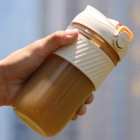 Gourde en Verre Coloré et Siliconne 350ml - 500ml - vue 3