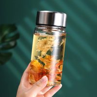 Petite Gourde en Verre Filtre Inox 350ml - vue 5