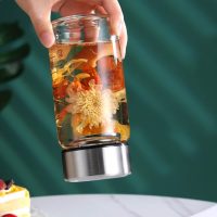 Petite Gourde en Verre Filtre Inox 350ml - vue 4
