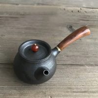 Petite Théière Japonaise en Céramique Noire 180ml - vue 3
