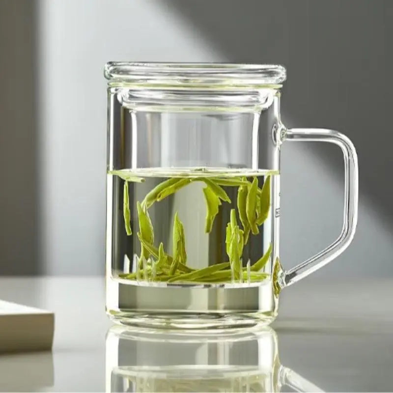 Grand mug à thé en verre avec Infuseur 400ml