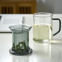 Grand mug à thé en verre avec Infuseur 400ml - vue 2