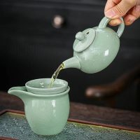 Service à thé ambiance Chinoise en Céramique - vue 4