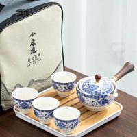 Service à thé Chinois Transportable en Céramique - vue 2