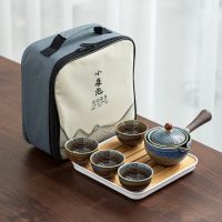 Service à thé Chinois Transportable en Céramique - vue 4