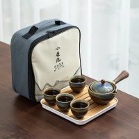 Service à thé Chinois Transportable en Céramique - vue 8