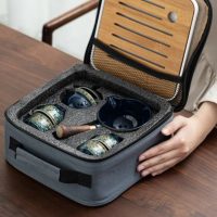 Service à thé Chinois Transportable en Céramique - vue 14