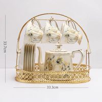 Service à thé Européen Motifs Floraux 800ml - vue 5