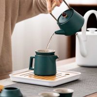 Service à thé Japonais de Voyage en Céramique - vue 2