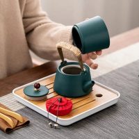 Service à thé Japonais de Voyage en Céramique - vue 4
