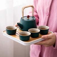 Service à thé Japonais de Voyage en Céramique - vue 5