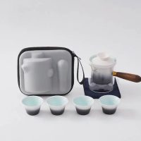 Service à thé Japonais Design Kyusu en Céramique - vue 4