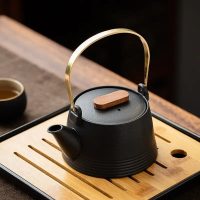Service à thé Japonais Design Noir en Céramique - vue 2