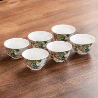 Tasse à Thé Chinoise en Porcelaine Dragon 50ml - vue 3