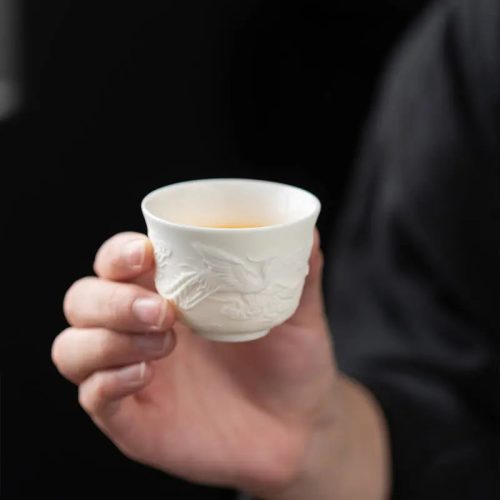 tasse-a-the-en-ceramique-blanche-et-fine-50ml-93802459 Tasse à thé en Céramique blanche et fine 50ml