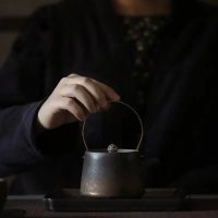 Théière Japonaise Ancienne en Céramique 210ml - vue 4