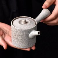 Théière Japonaise Kyusu en Céramique Vintage 160ML - vue 4