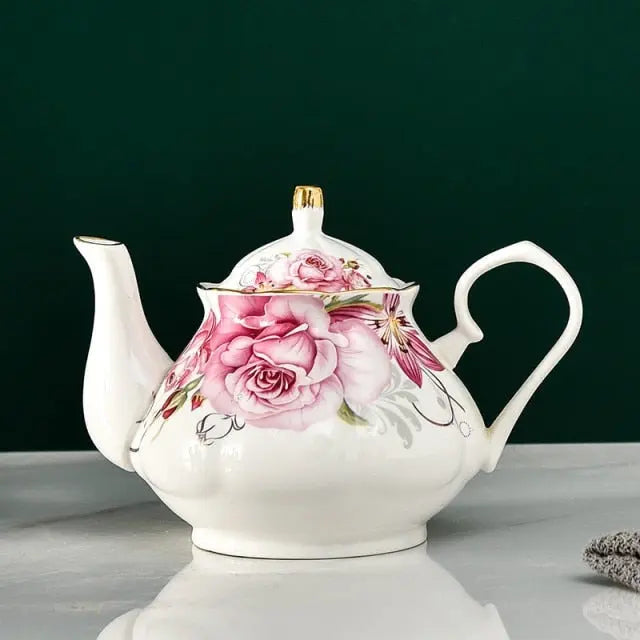 Théière Anglaise en Porcelaine Blanche 400ML