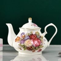 theiere-anglaise-en-porcelaine-bouquet-de-fleurs-400ml-1665504983 Théière Anglaise en Porcelaine Bouquet de Fleurs 400ML