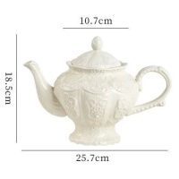 Théière Anglaise en Porcelaine Élégante de 1L - vue 3