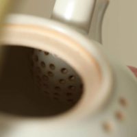 Théière Céramique Chinoise Beige Mate 750ml - vue 3