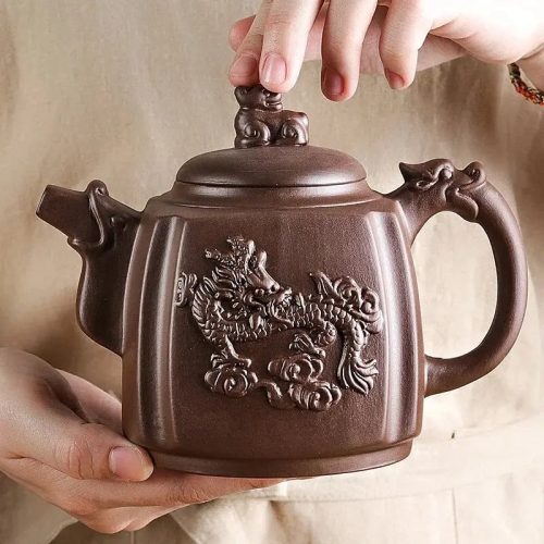 theiere-chinoise-en-argile-motifs-dragons-500ml-1665510477 Théière Chinoise en Argile Motifs Dragons 500ML