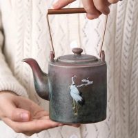 Théière Chinoise en Céramique Grues 400ML - vue 4