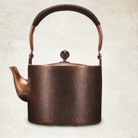Théière Chinoise en Cuivre Martelé 2L - vue 4