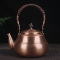 Théière Chinoise en Cuivre Simple 1.6L