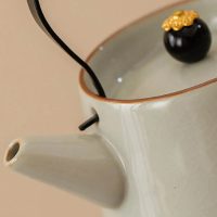 Théière Chinoise en Porcelaine Beige 300ML