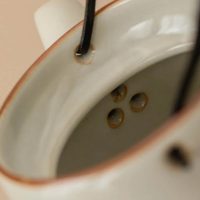 Théière Chinoise en Porcelaine Beige 300ML - vue 3