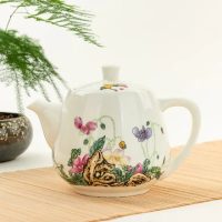 theiere-chinoise-en-porcelaine-blanche-fleurs-450ml-900ml-1665505363 Théière Chinoise en Porcelaine Blanche Fleurs 450ML - 900ML