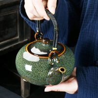 Théière Chinoise en Porcelaine Exquise Ronde 700ML - vue 5
