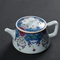 theiere-chinoise-florale-en-porcelaine-210ml-1665513010 Théière Chinoise Florale en Porcelaine 210ML