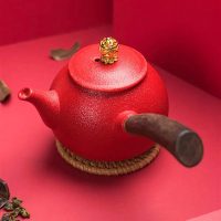 theiere-chinoise-kyusu-rouge-en-ceramique-240ml-1665512775 Théière Chinoise Kyusu Rouge en Céramique 240ML