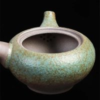 Théière Chinoise Kyusu Vintage en Grès Céramique 210ML