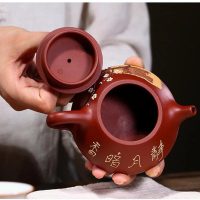 Théière Chinoise Yixing Cerisier en Argile 230ML - vue 2