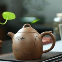 theiere-chinoise-yixing-marron-en-argile-350ml-1665512725 Théière Chinoise Yixing Marron en Argile 350ML
