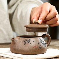 theiere-chinoise-yixing-marron-motif-bambou-en-argile-230ml-1665513170 Théière Chinoise Yixing Marron Motif Bambou en Argile 230ML