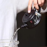 Théière Chinoise Yixing Noire en Argile 200ML