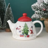 Théière de Noël Bonhommes de Neige Joyeux 550ml